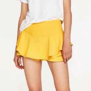 Zara Yellow Skort